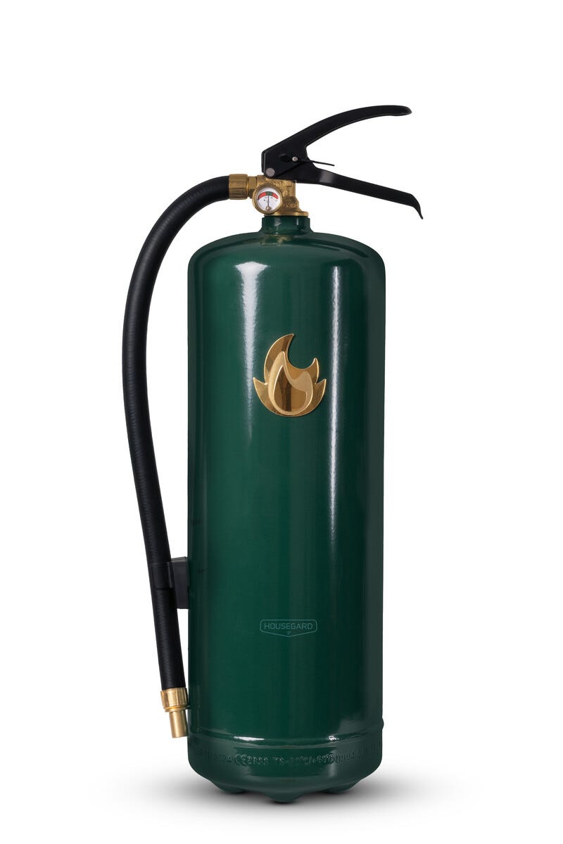 Pulversläckare 6Kg Grön/Guld